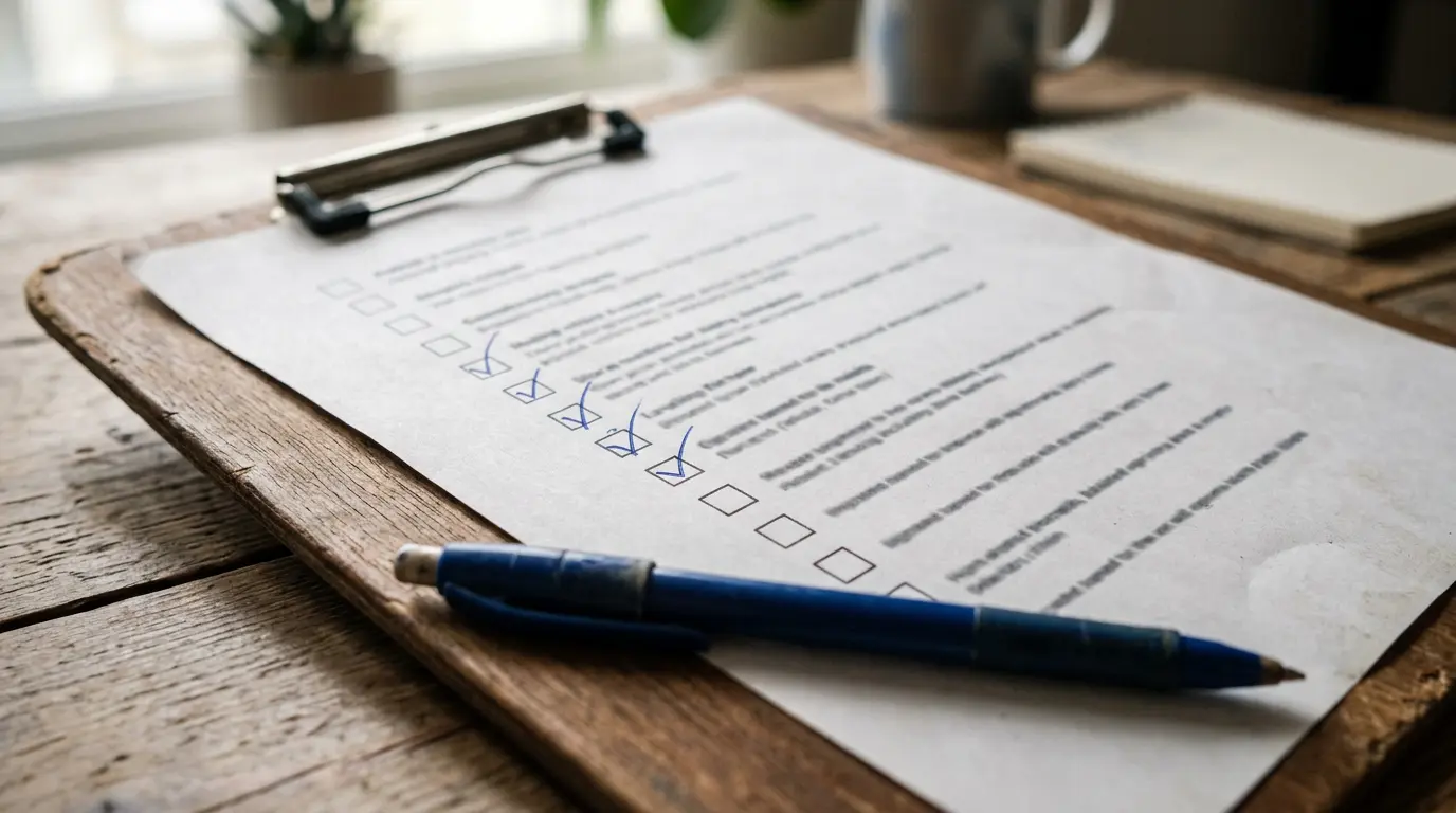Checklist van essentiële documenten die minimaal bewaard moeten worden rond casino-activiteit