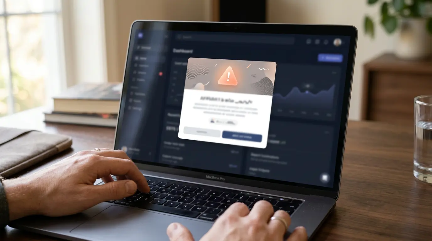 Voorbeeld van een verplichte pop-up als zorgplicht-interventie voor jongvolwassen spelers