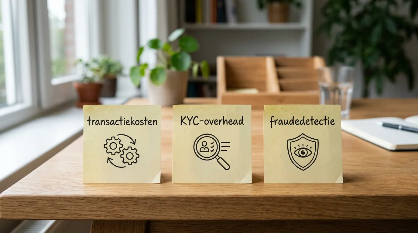Visualisatie van kostencomponenten bij kleine casino-stortingen: transactiekosten, KYC-overhead en fraudedetectie