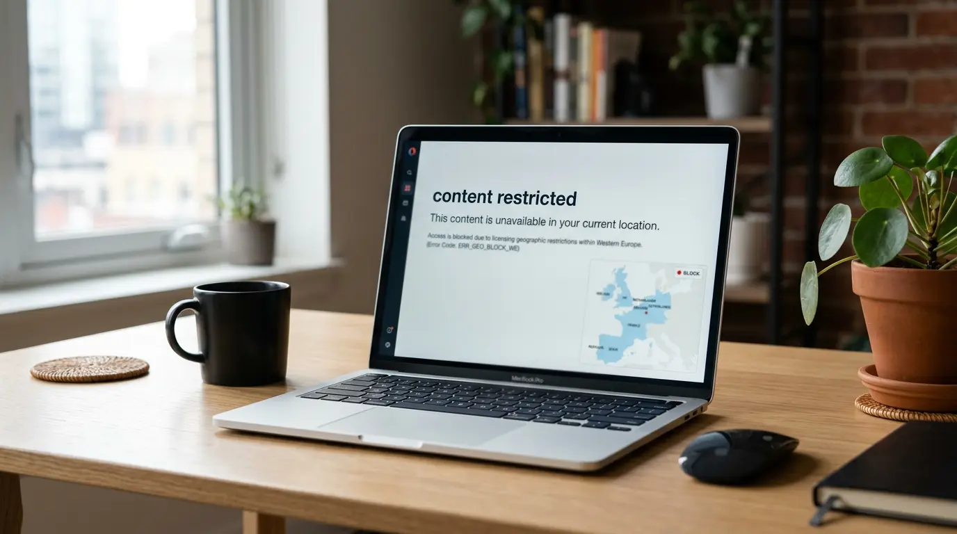 Geo-blokkade weigert toegang tot VoltSlot-account vanuit Nederlandse locatie